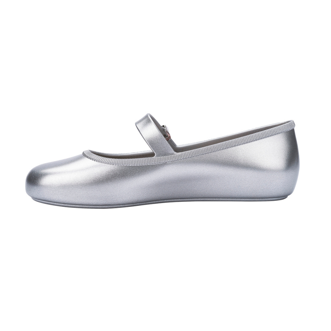 Melissa Soft Ballerina AD Silver Baleriny Damskie Srebrne