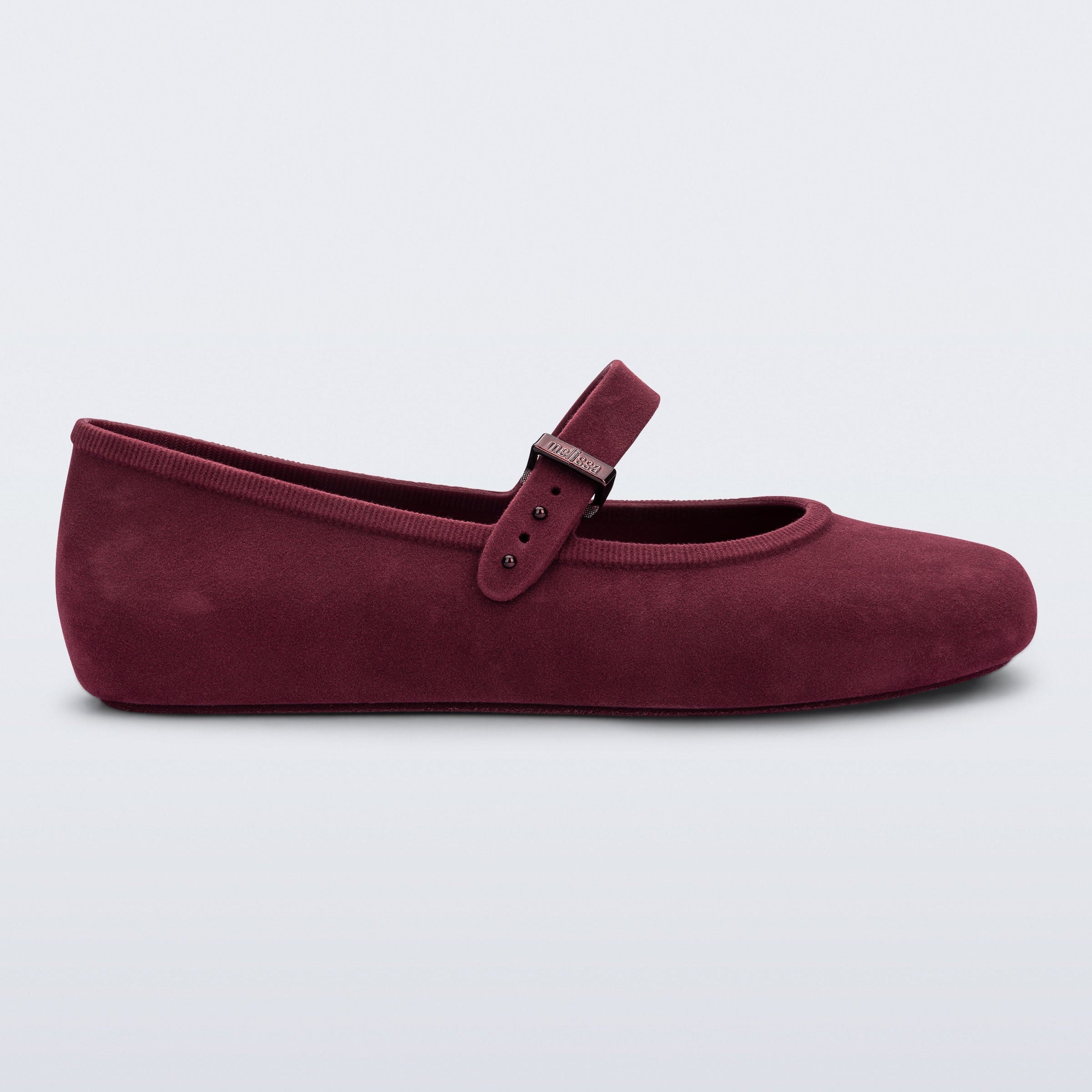Melissa Soft Ballerina Velvet AD Red Baleriny Damskie Czerwone