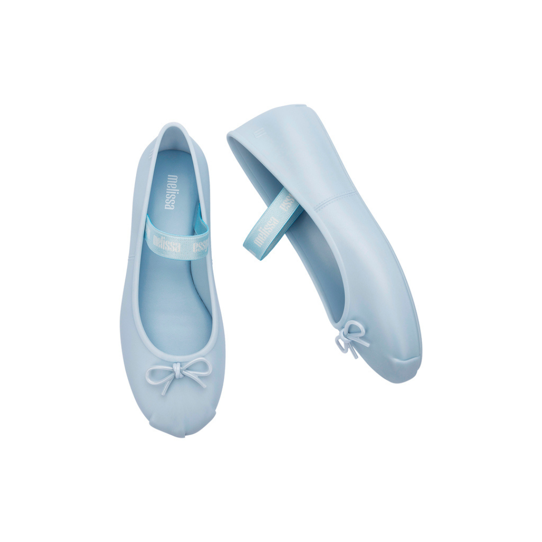 Melissa Sophie Ad Pearly Blue Baleriny Damskie Perłowe Niebieskie