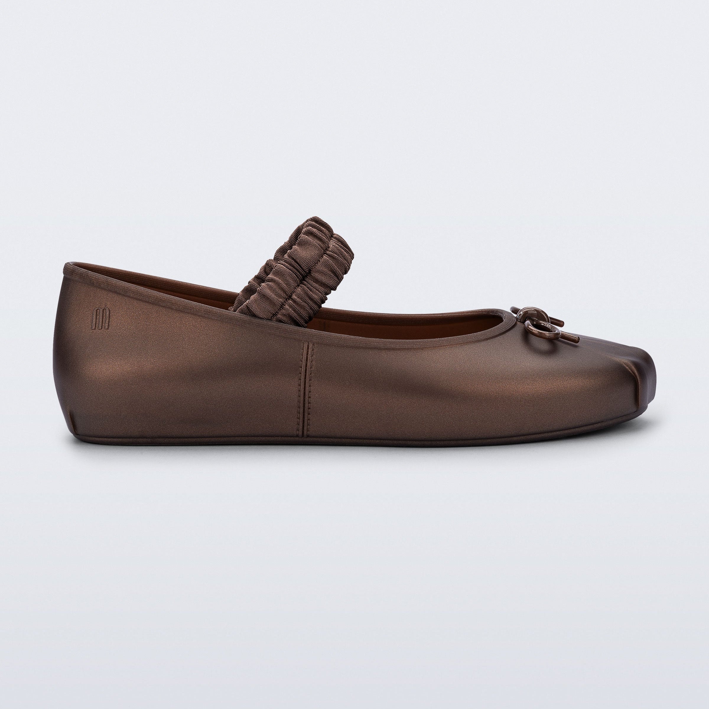 Melissa Sophie Scrunch AD Bronze Baleriny Damskie Brązowe
