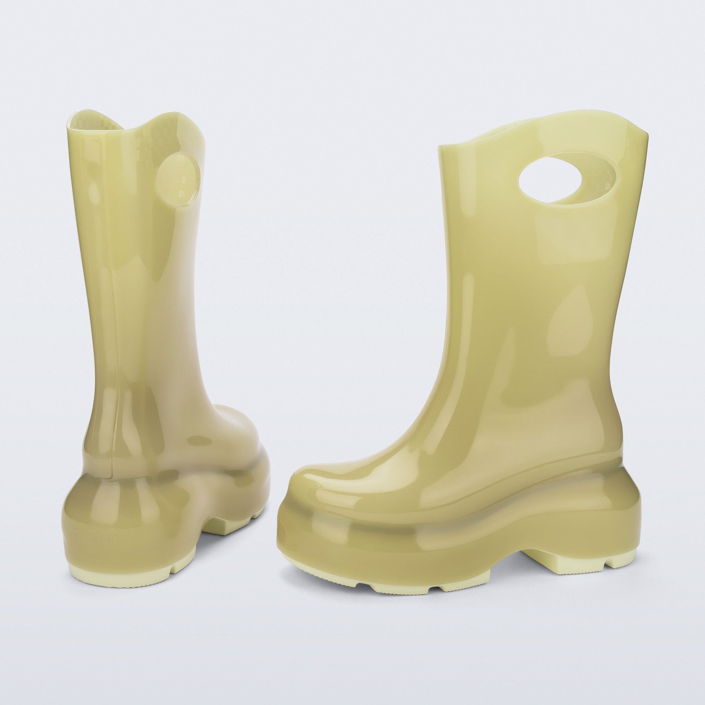 Melissa Ultra Boot AD Beige Kalosze Damskie Beżowe