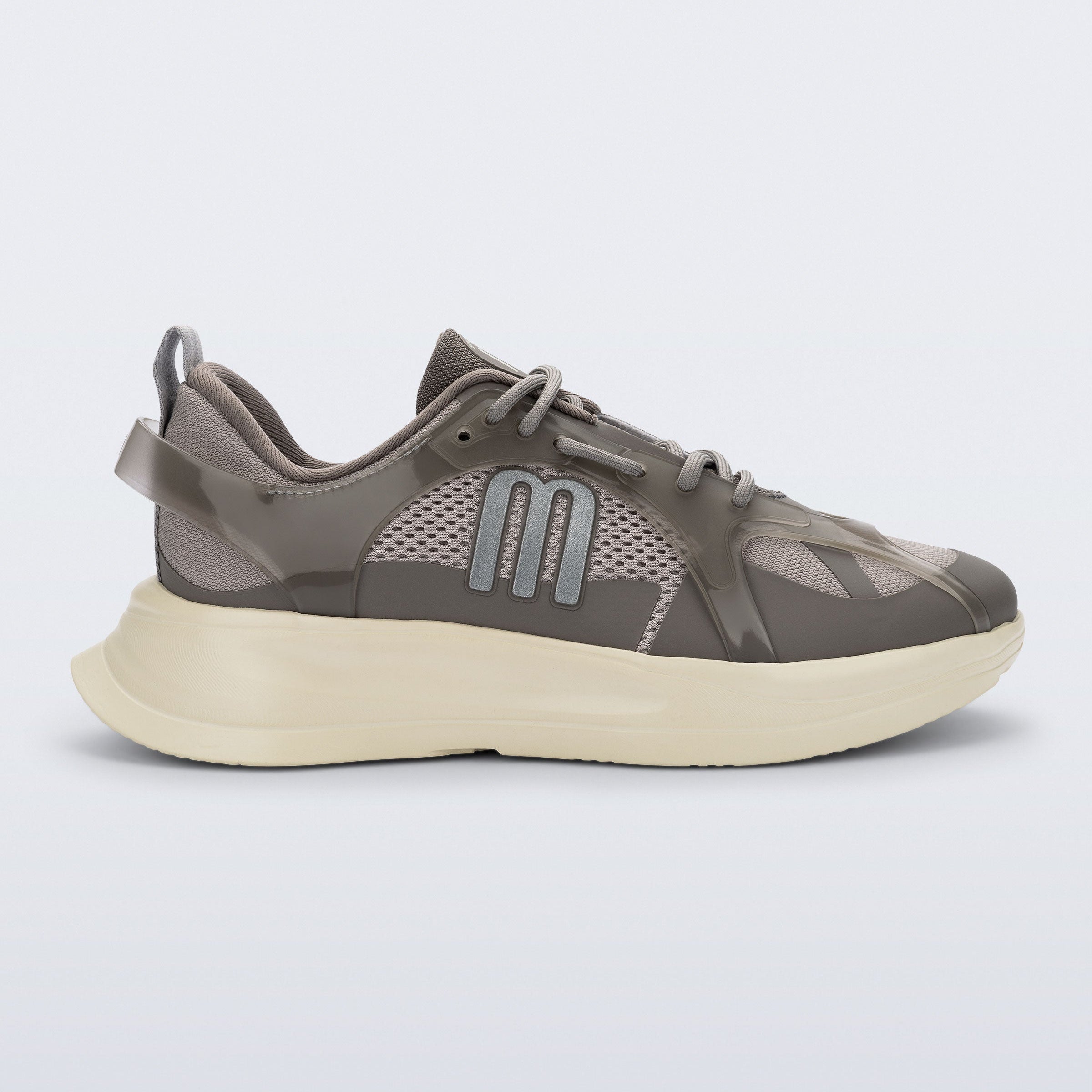 Melissa X Beat I Ad Grey / Beige Sneakersy Damskie Szare