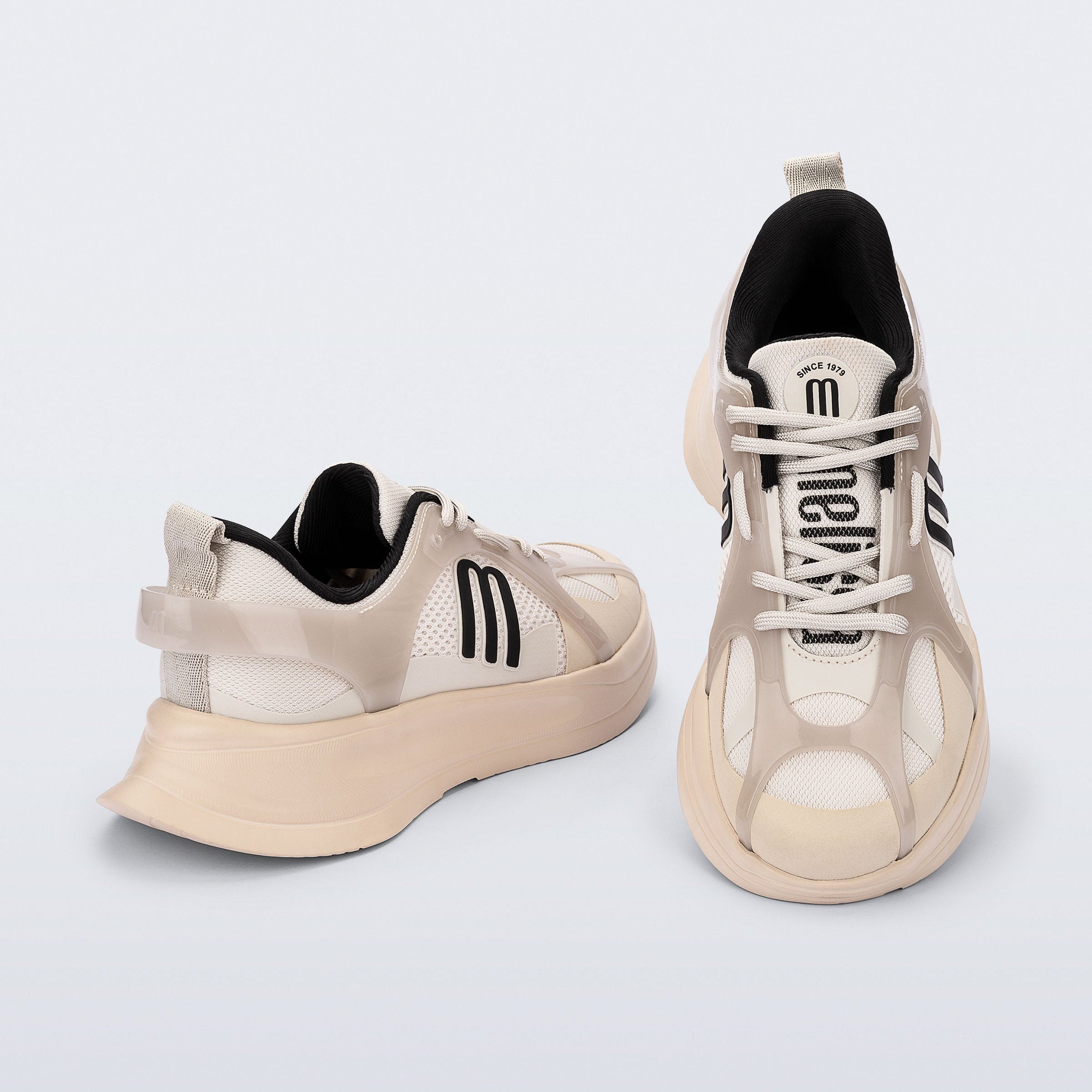 Melissa X Beat I Ad Off White Sneakersy Damskie Białe