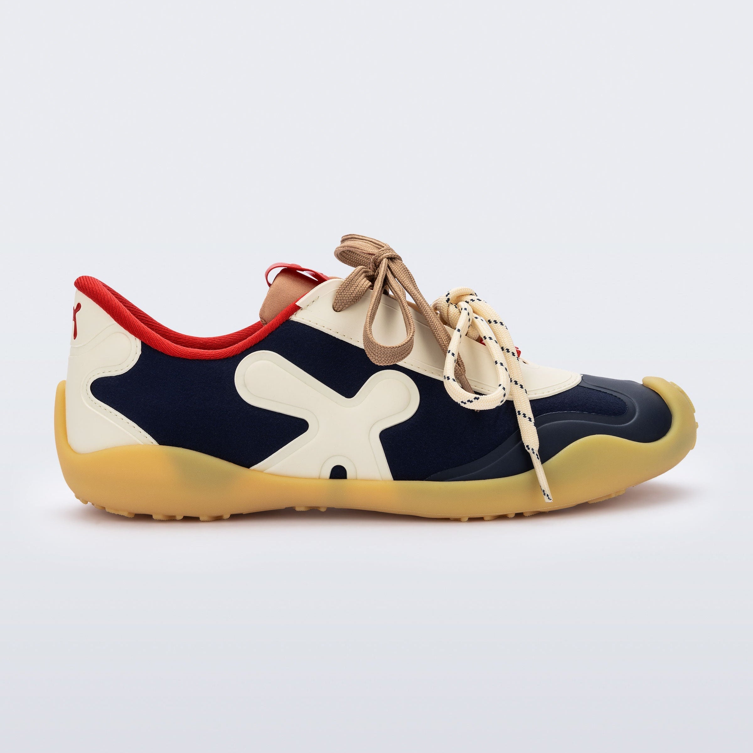 Melissa X Bend Ad Beige / Blue / Red Sneakersy Damskie Wielokolorowe