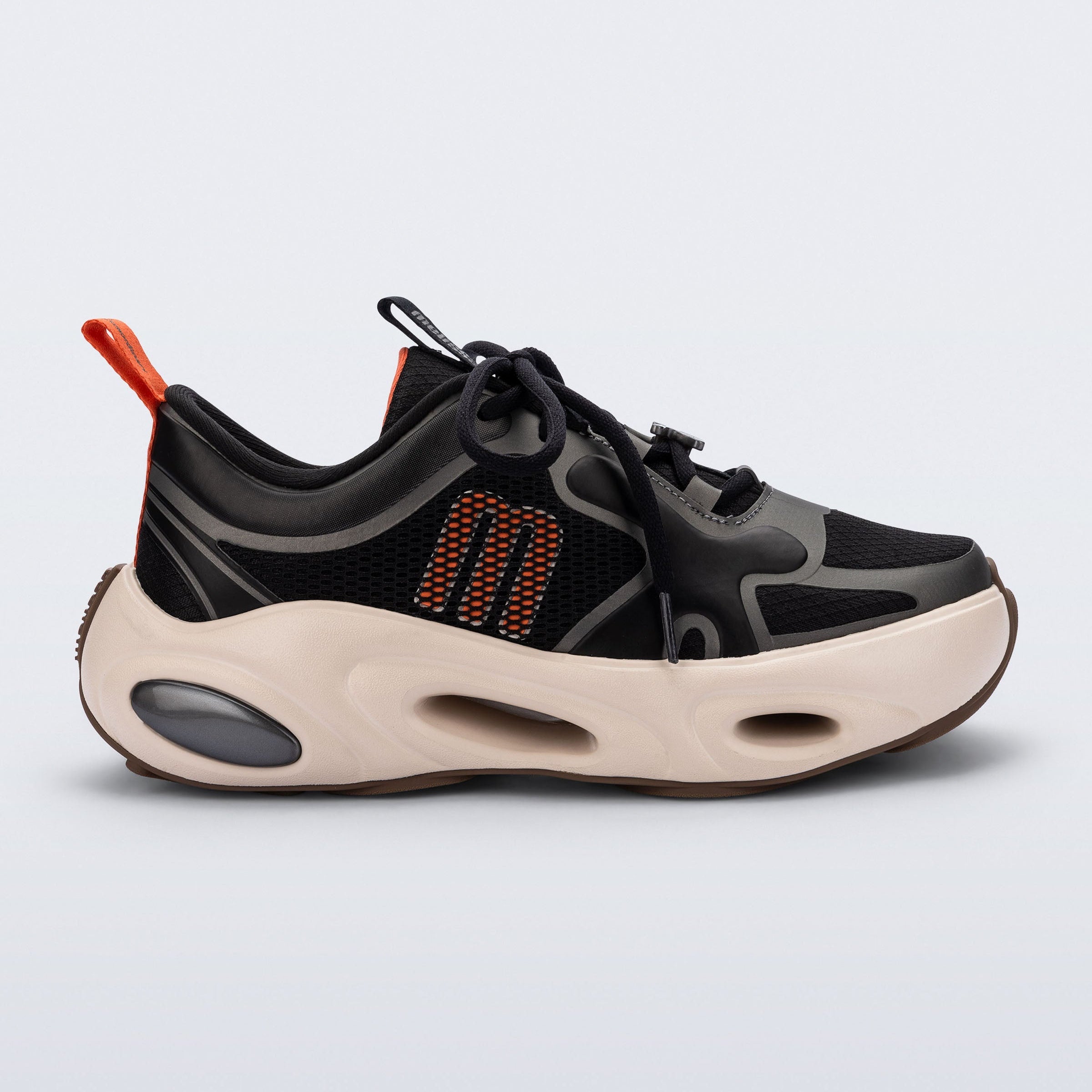 Melissa X Loop Ad Beige / Black Sneakersy Damskie Czarne