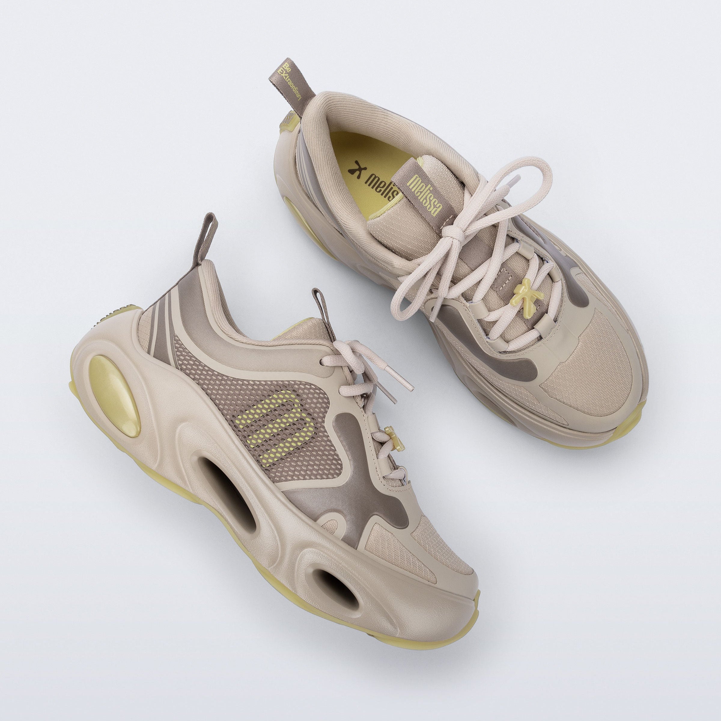 Melissa X Loop Ad Beige Sneakersy Damskie Beżowe