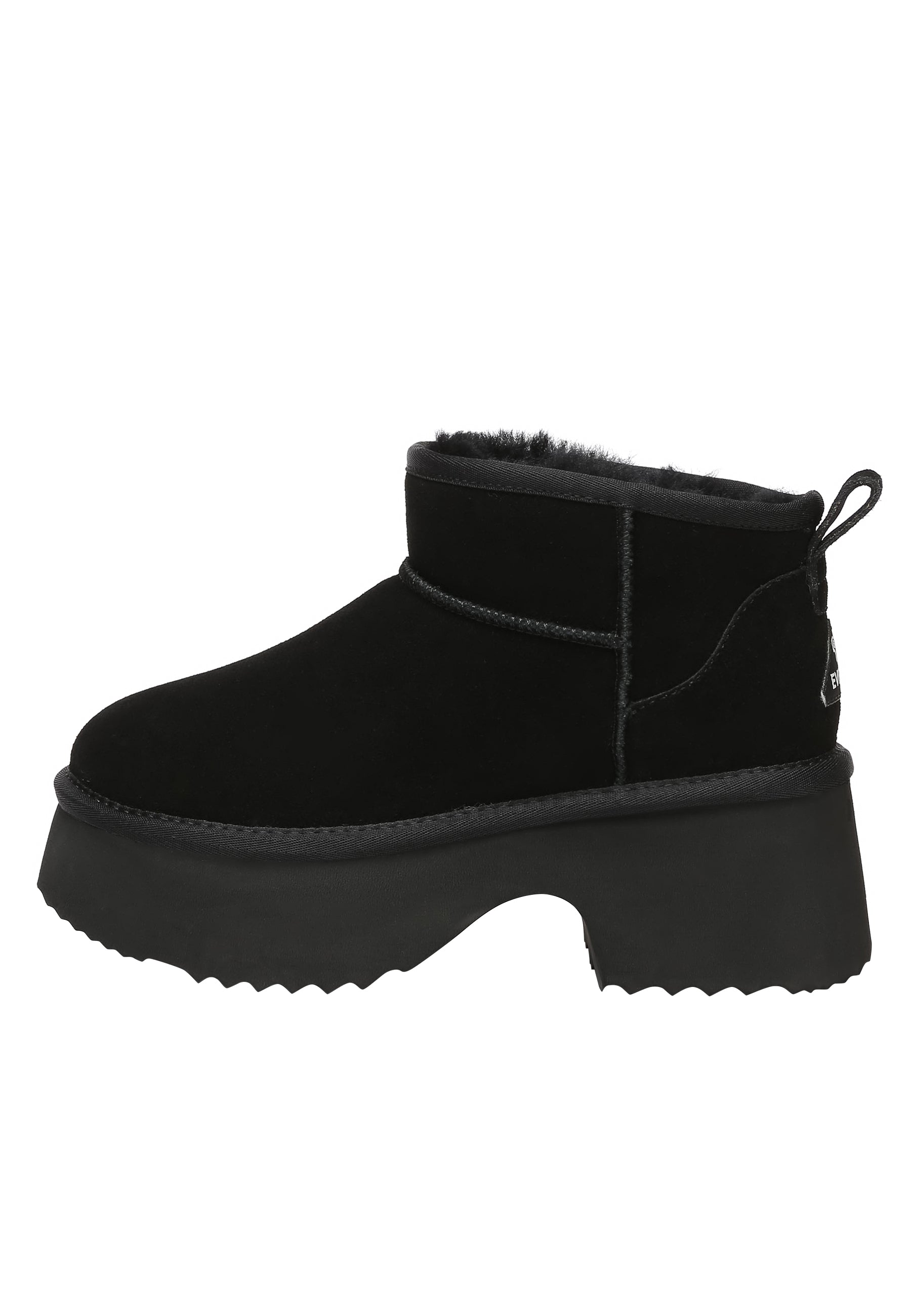 EVERAU Nicobar Black Mid Boots Botki Czarne