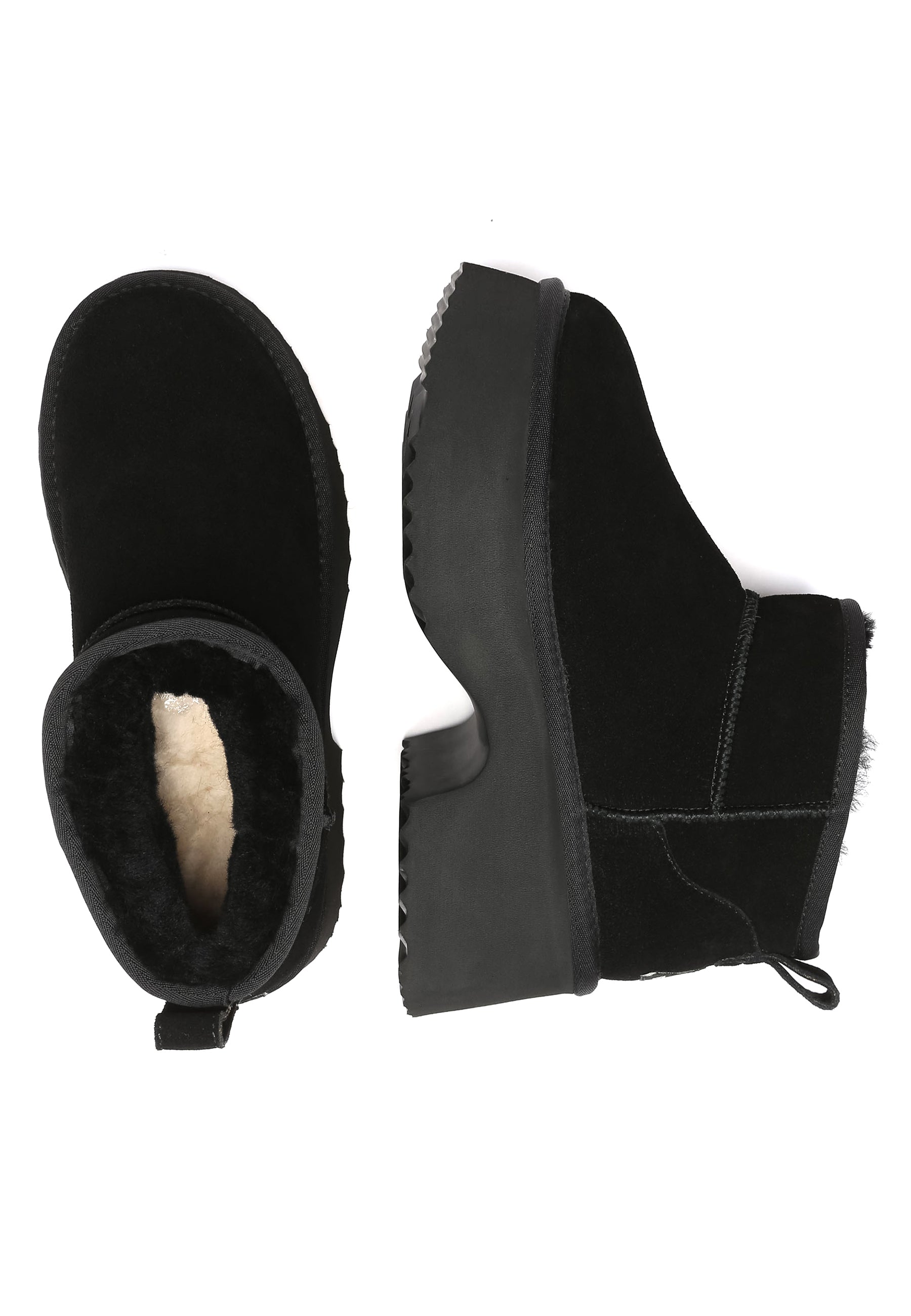 EVERAU Nicobar Black Mid Boots Botki Czarne