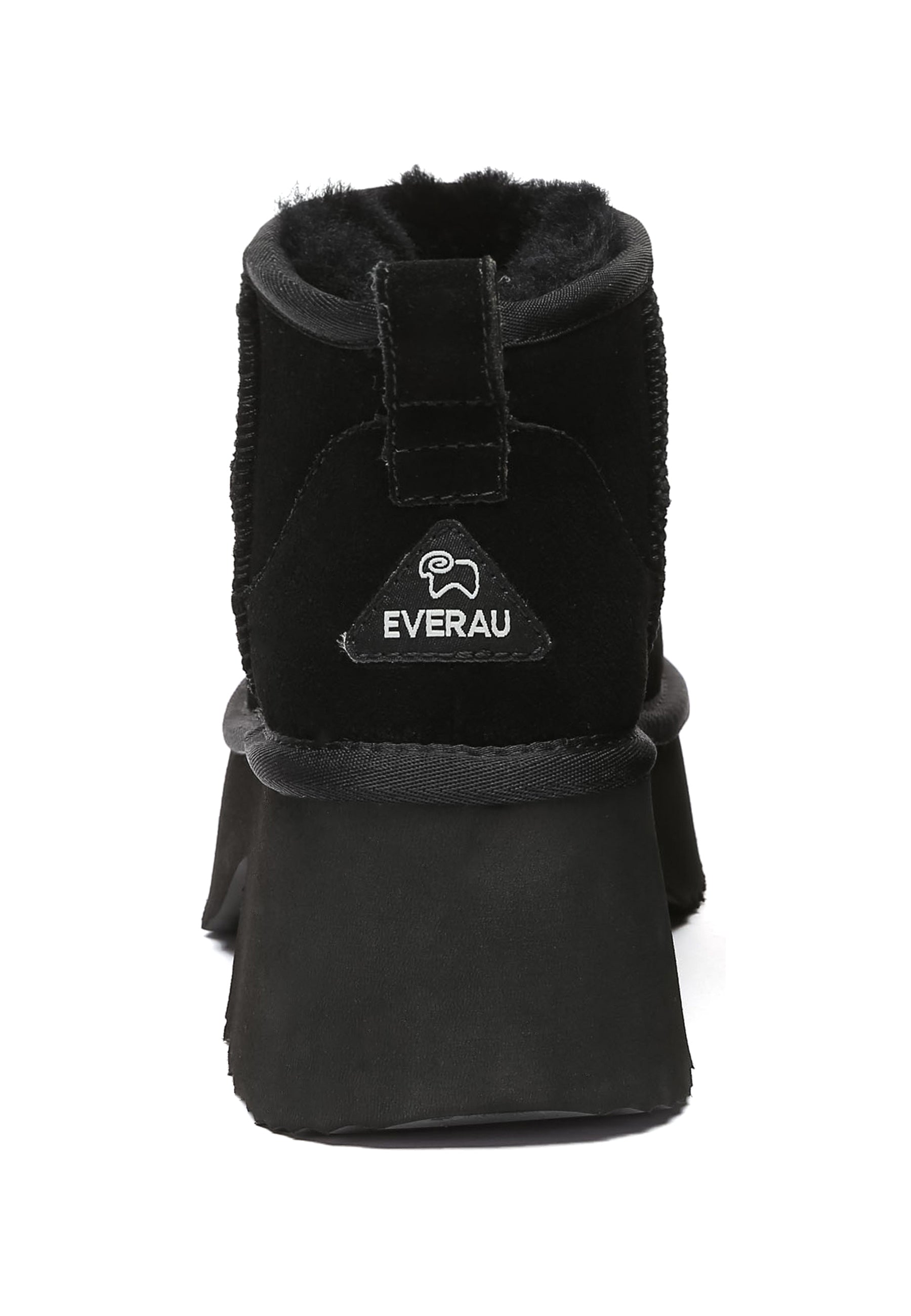 EVERAU Nicobar Black Mid Boots Botki Czarne