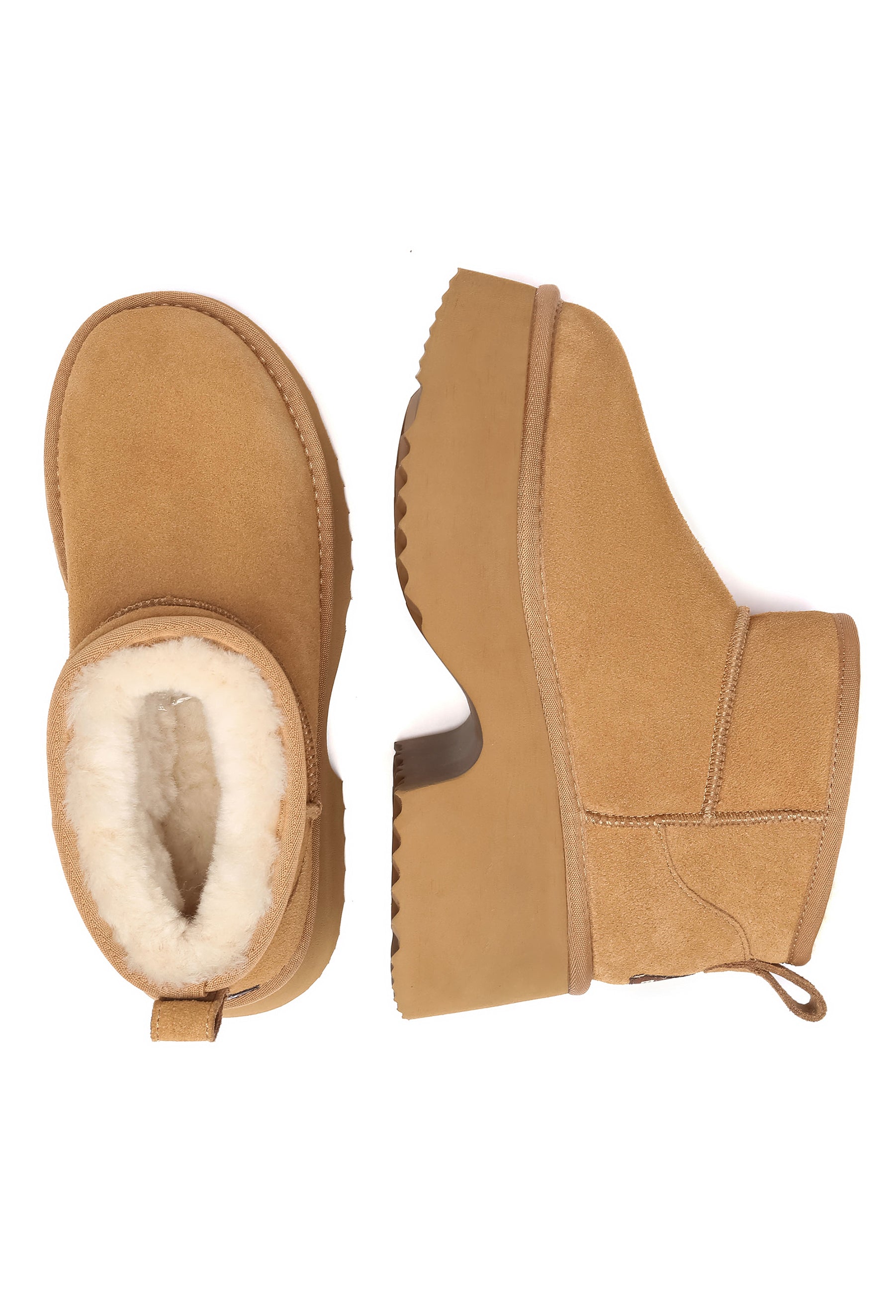 EVERAU Nicobar Chestnut Mid Boots Botki Brązowe