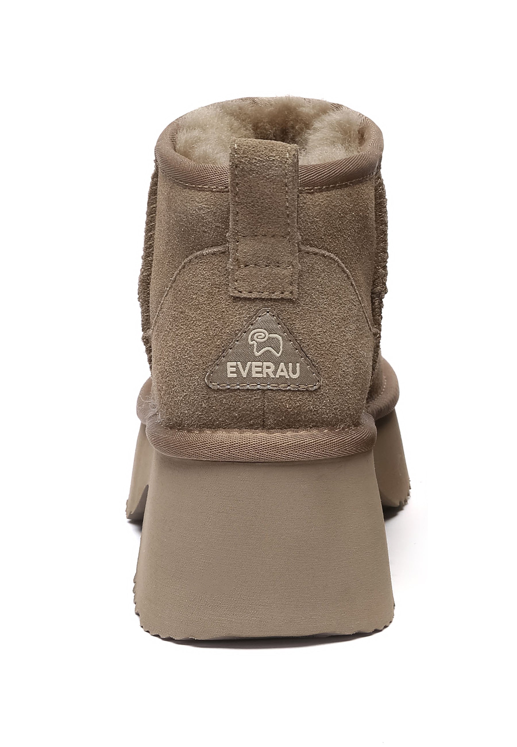 EVERAU Nicobar Walnut Mid Boots Botki Brązowe