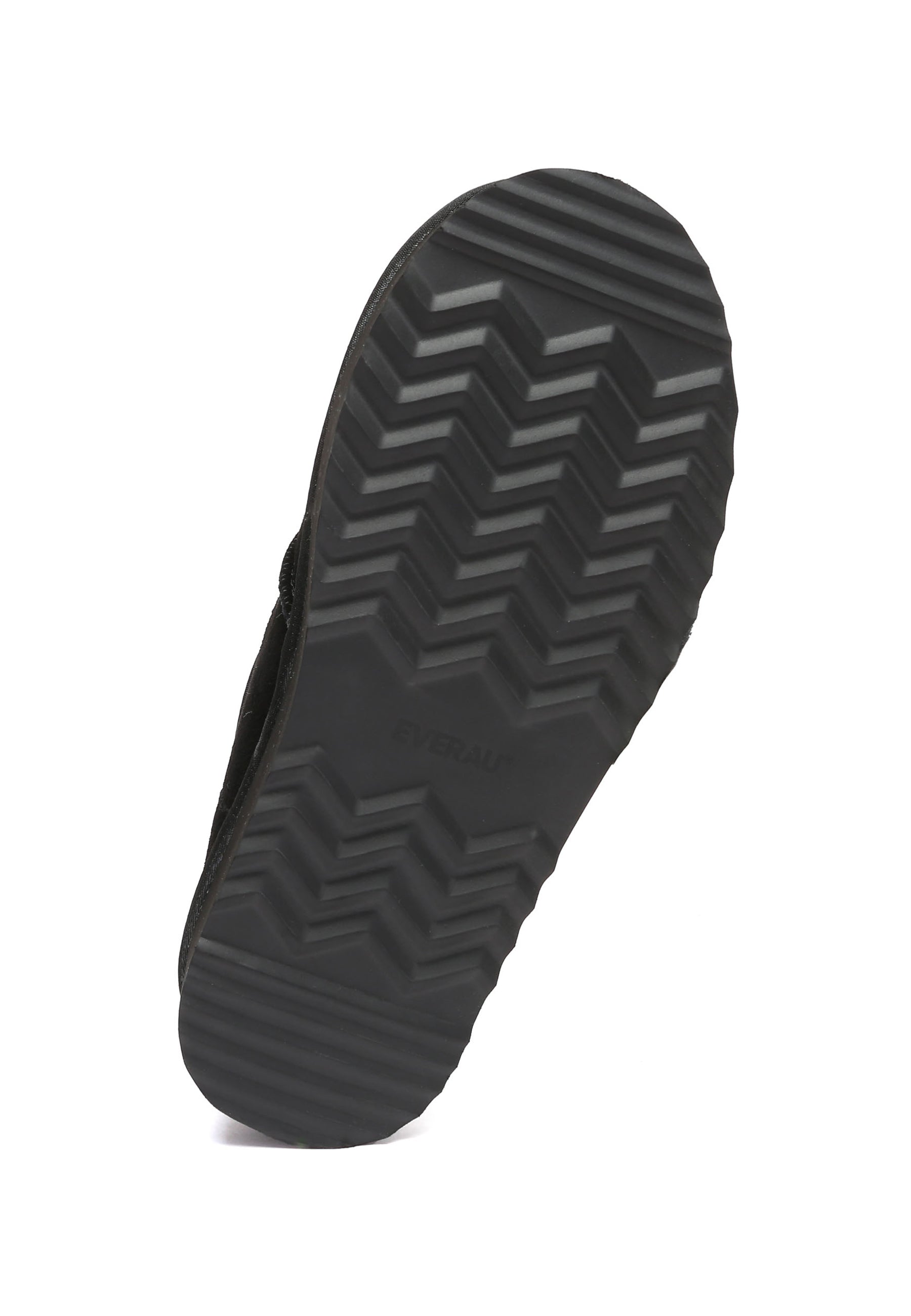 EVERAU Plumed Ankle Platform Slippers Kapcie Czarne