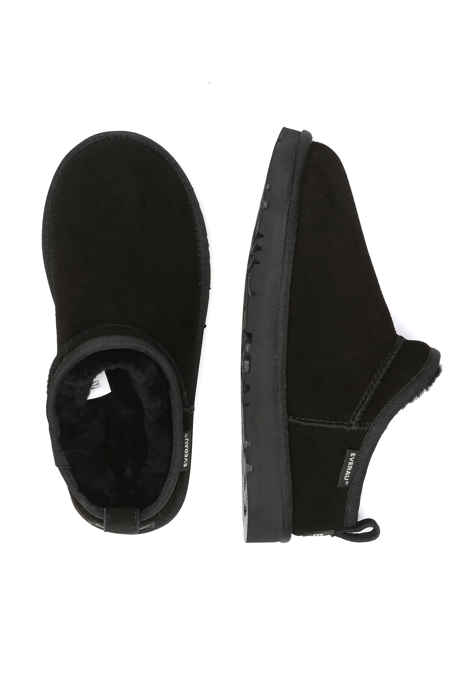 EVERAU Quail Black Ultra Mini Boots Botki Czarne