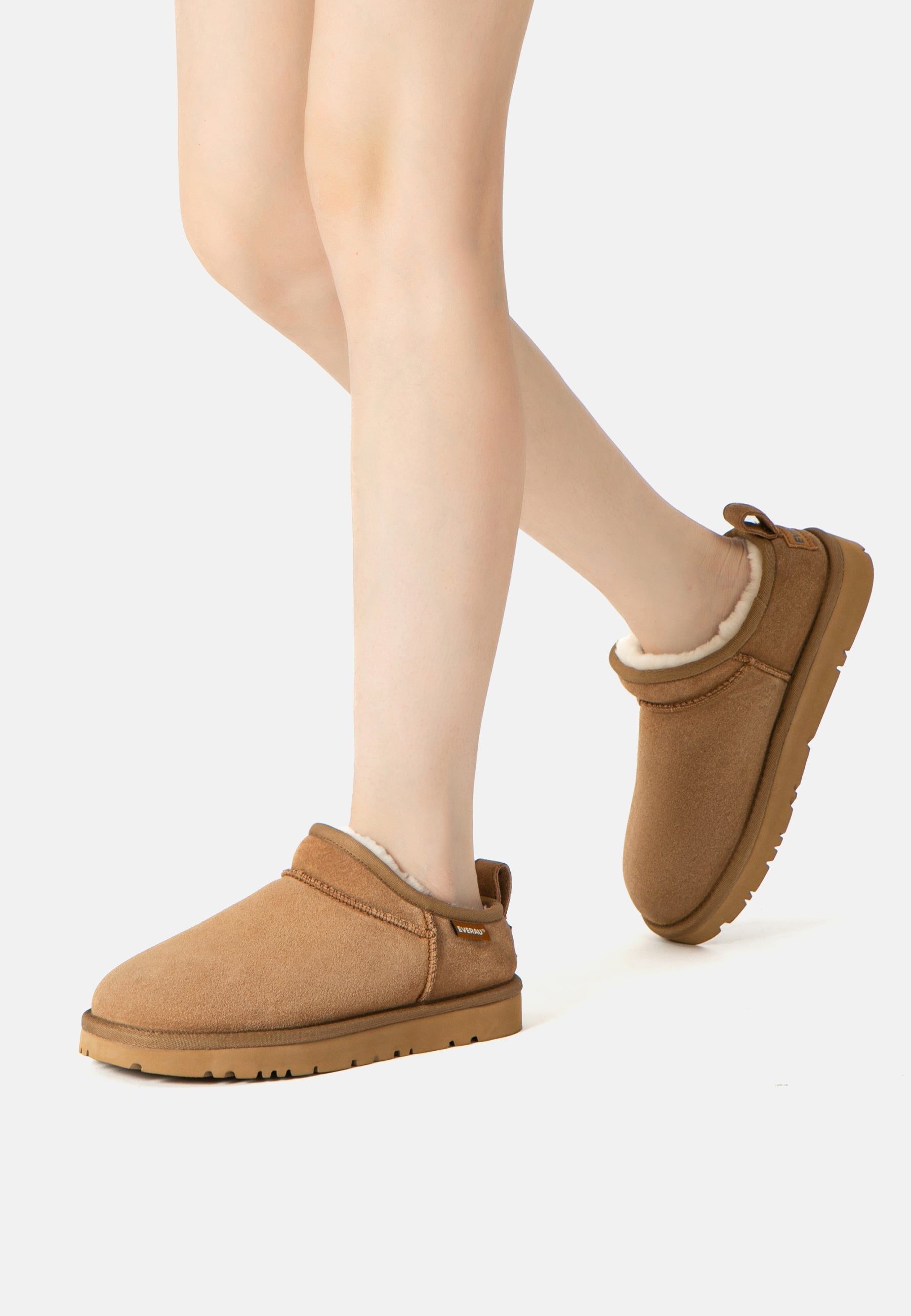 EVERAU Quail Chestnut Ultra Mini Boots Botki Brązowe