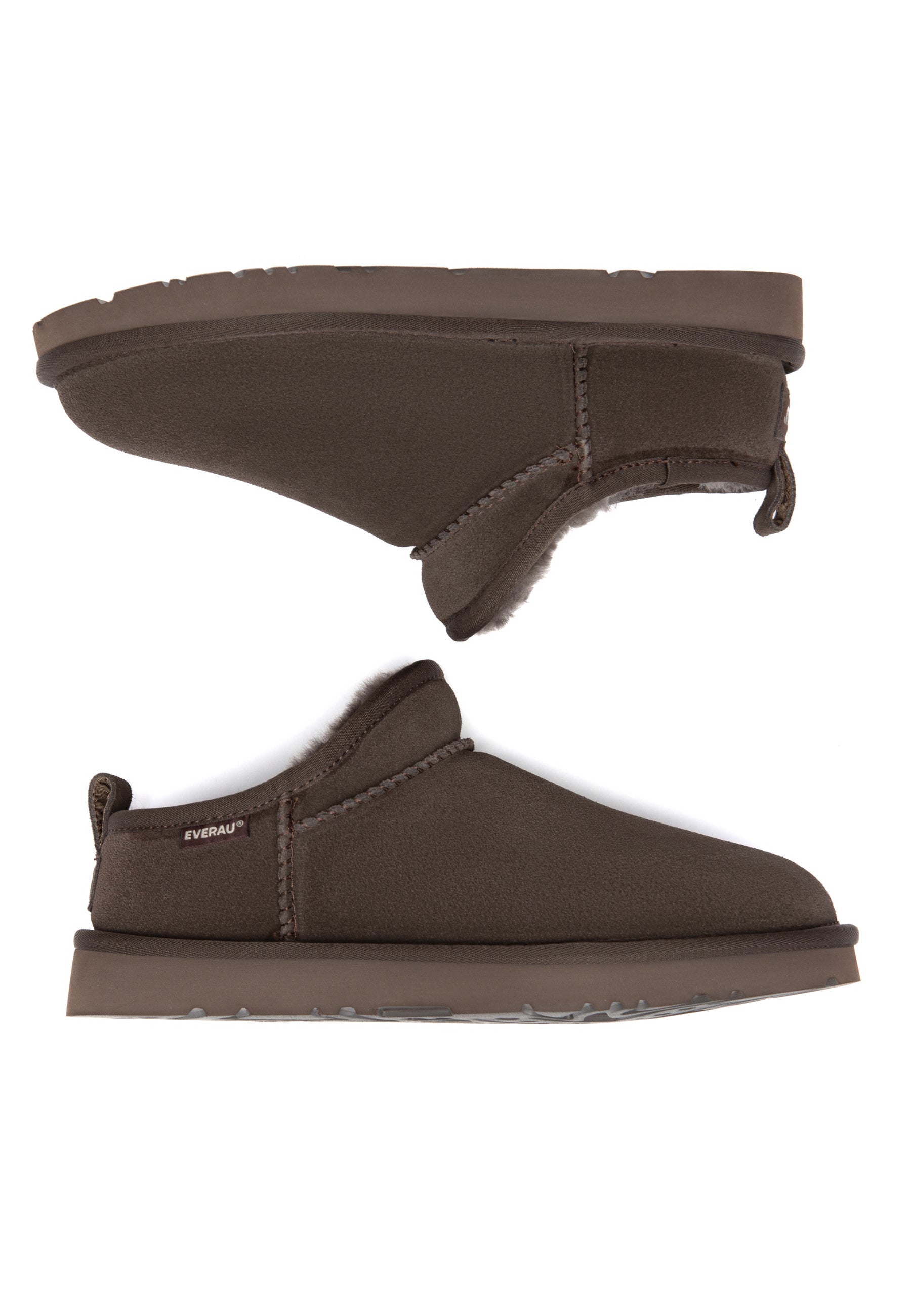 EVERAU Quail Chocolate Ultra Mini Boots Botki Brązowe