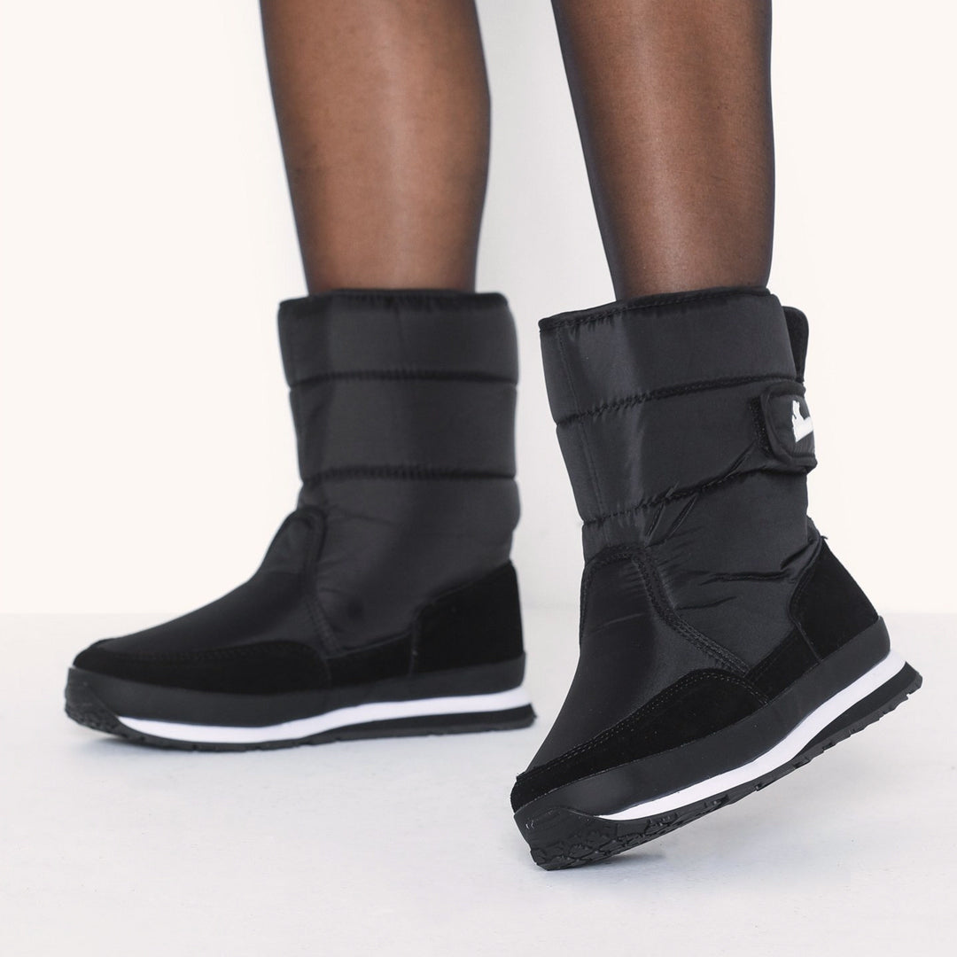 Rubber Duck - Śniegowce Damskie - Snow Jogger - Black - Kolor Czarny