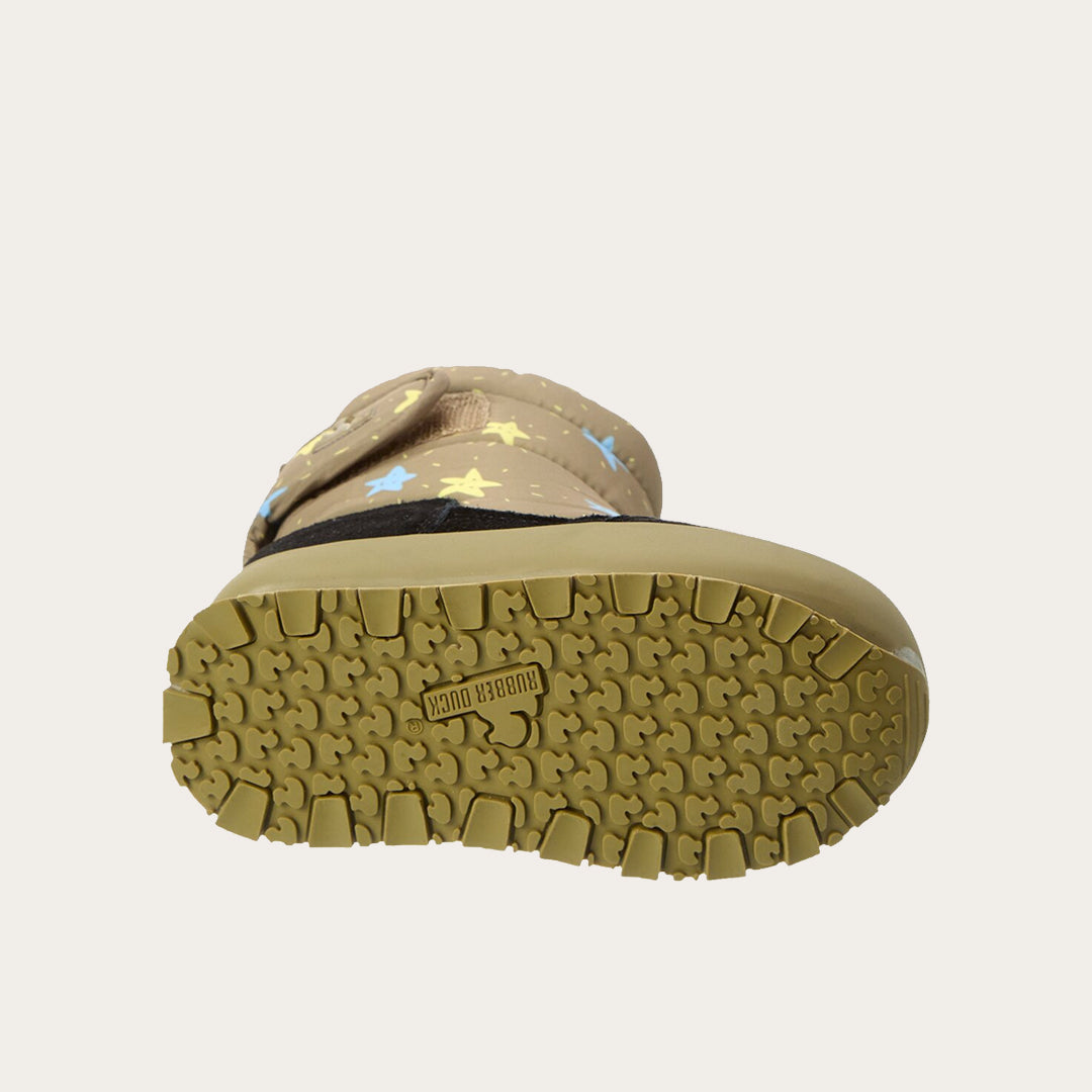 Rubber Duck - Śniegowce Dziecięce - Snow Jogger Flash Stars Kids - Army Green - Kolor Zielony