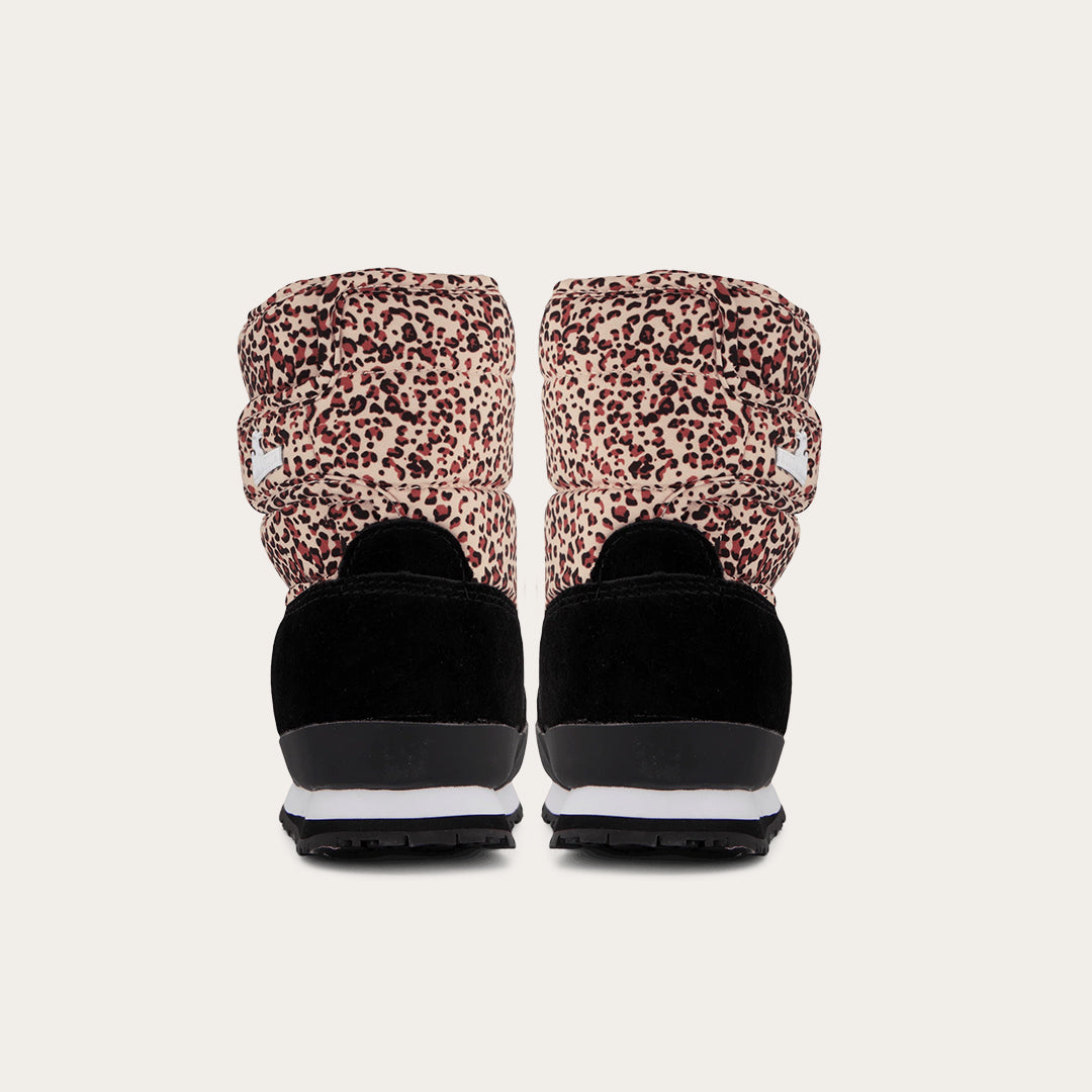 Rubber Duck - Śniegowce Dziecięce - Snow Jogger Print Kids - Tan Leo - Kolor Brązowy