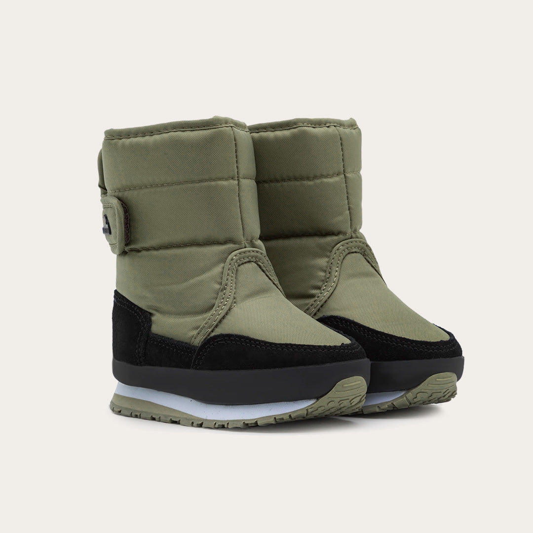 Rubber Duck - Śniegowce Dziecięce - Snow Jogger Kids - Khaki - Kolor Zielony