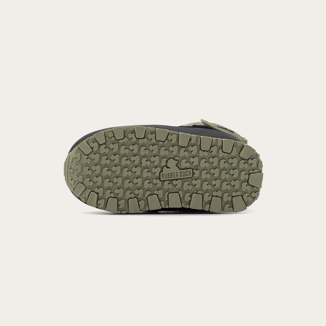 Rubber Duck - Śniegowce Dziecięce - Snow Jogger Kids - Khaki - Kolor Zielony