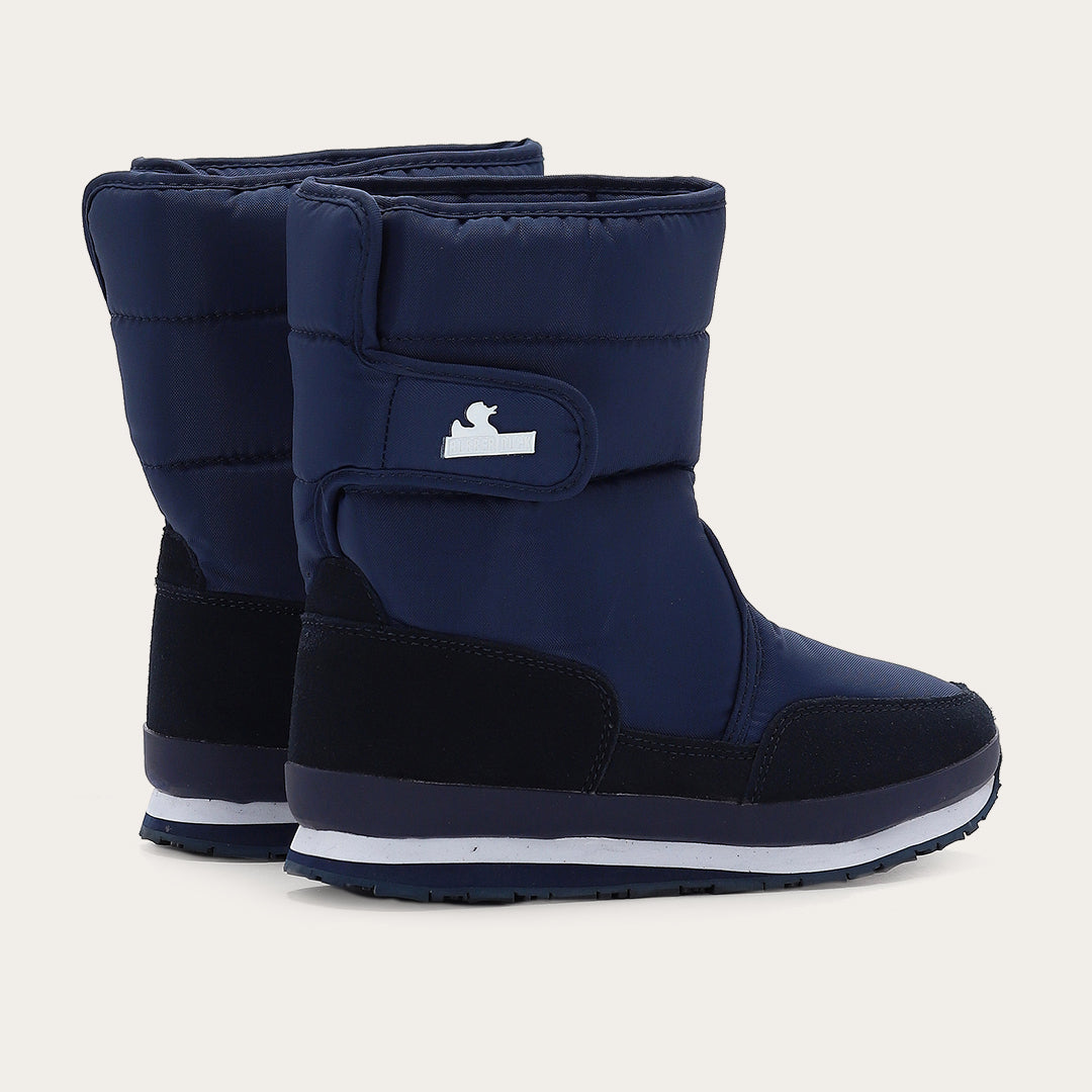 Rubber Duck - Śniegowce Damskie - Snow Jogger - Navy - Kolor Granatowy