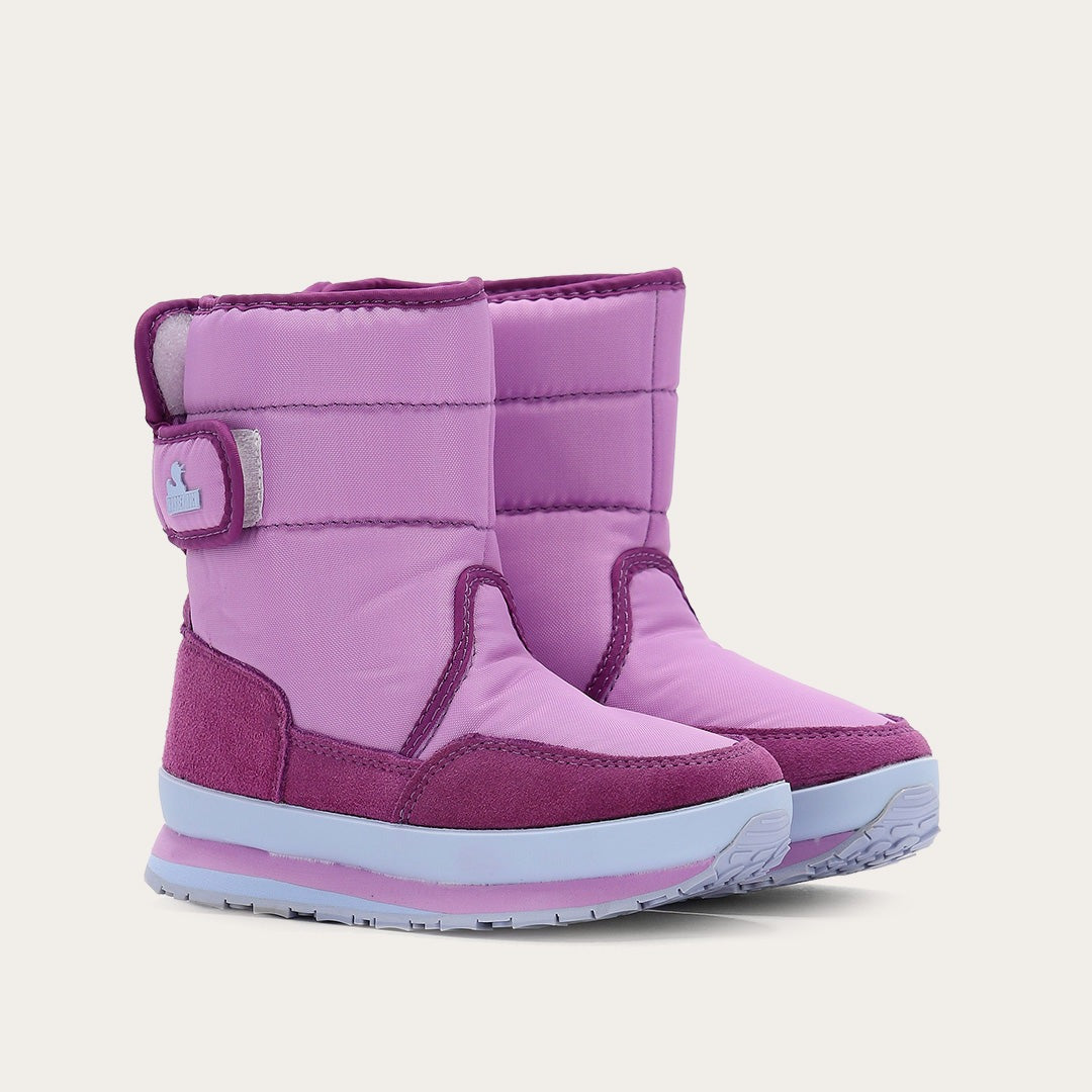 Rubber Duck - Śniegowce Dziecięce - Snow Jogger Kids - Violet - Kolor Fioletowy