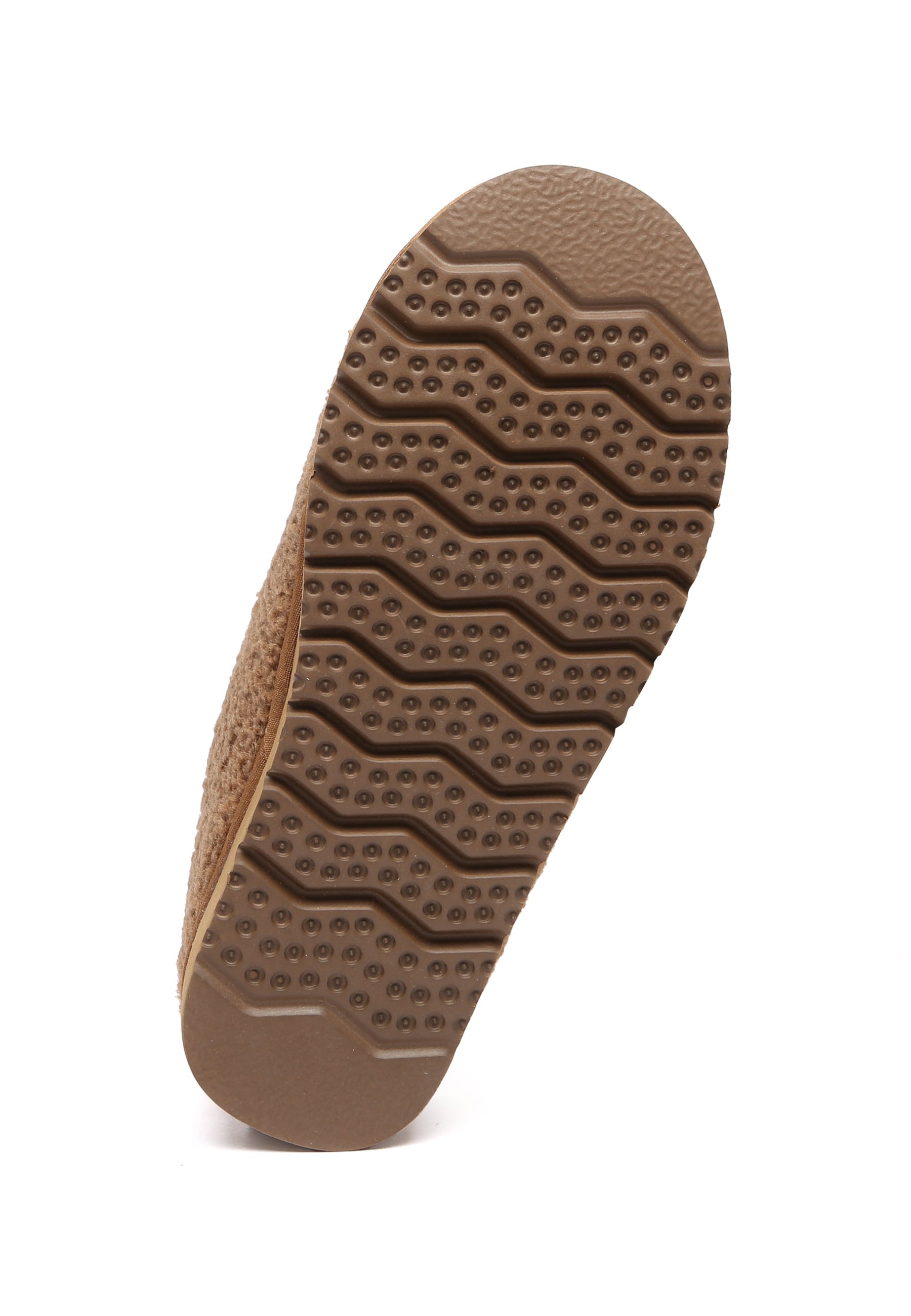 EVERAU Snipe Chestnut Plush Ankle Slippers Kapcie Brązowe