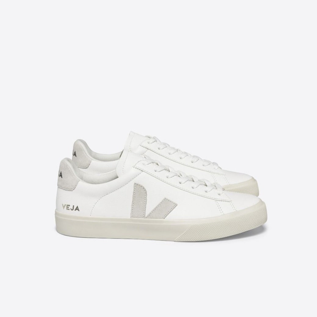 Veja Campo Sneakersy Męskie Chromefree Leather Extra White Natural Kolor Biały