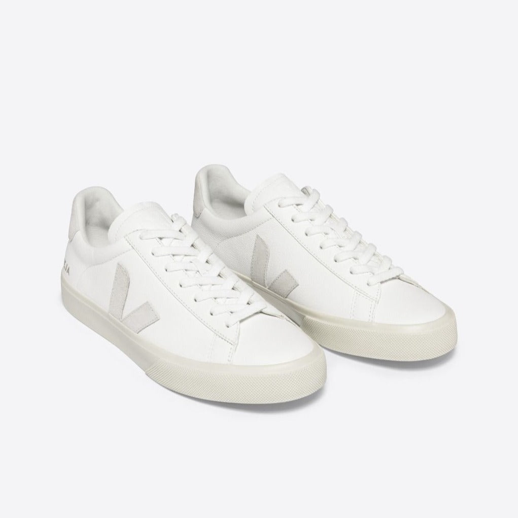 Veja Campo Sneakersy Damskie Chromefree Leather Extra White Natural Kolor Biały