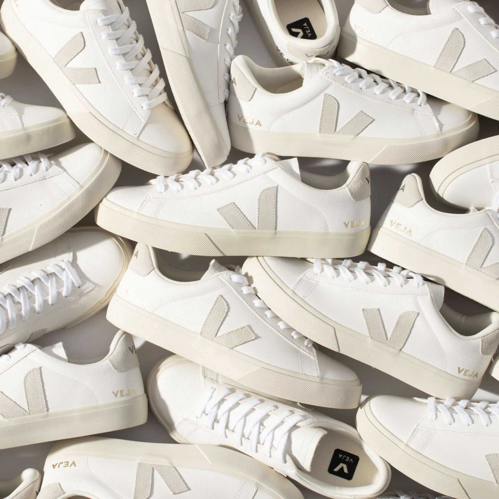 Veja Campo Sneakersy Męskie Chromefree Leather Extra White Natural Kolor Biały