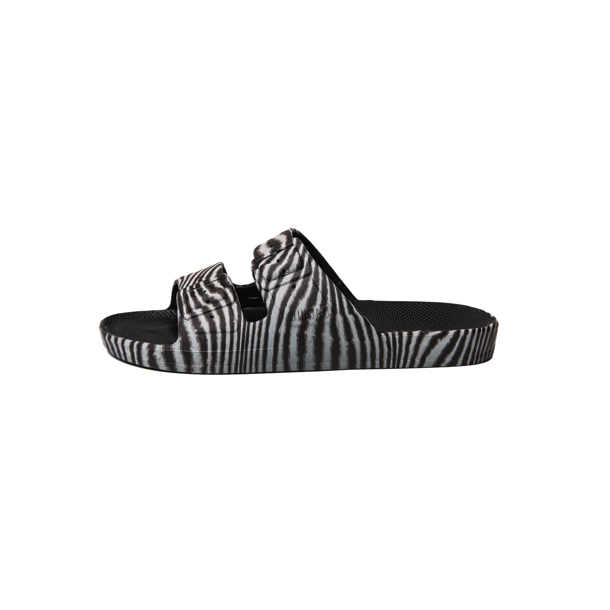 Freedom Moses Klapki Damskie Zazu Black Kolor Zebra
