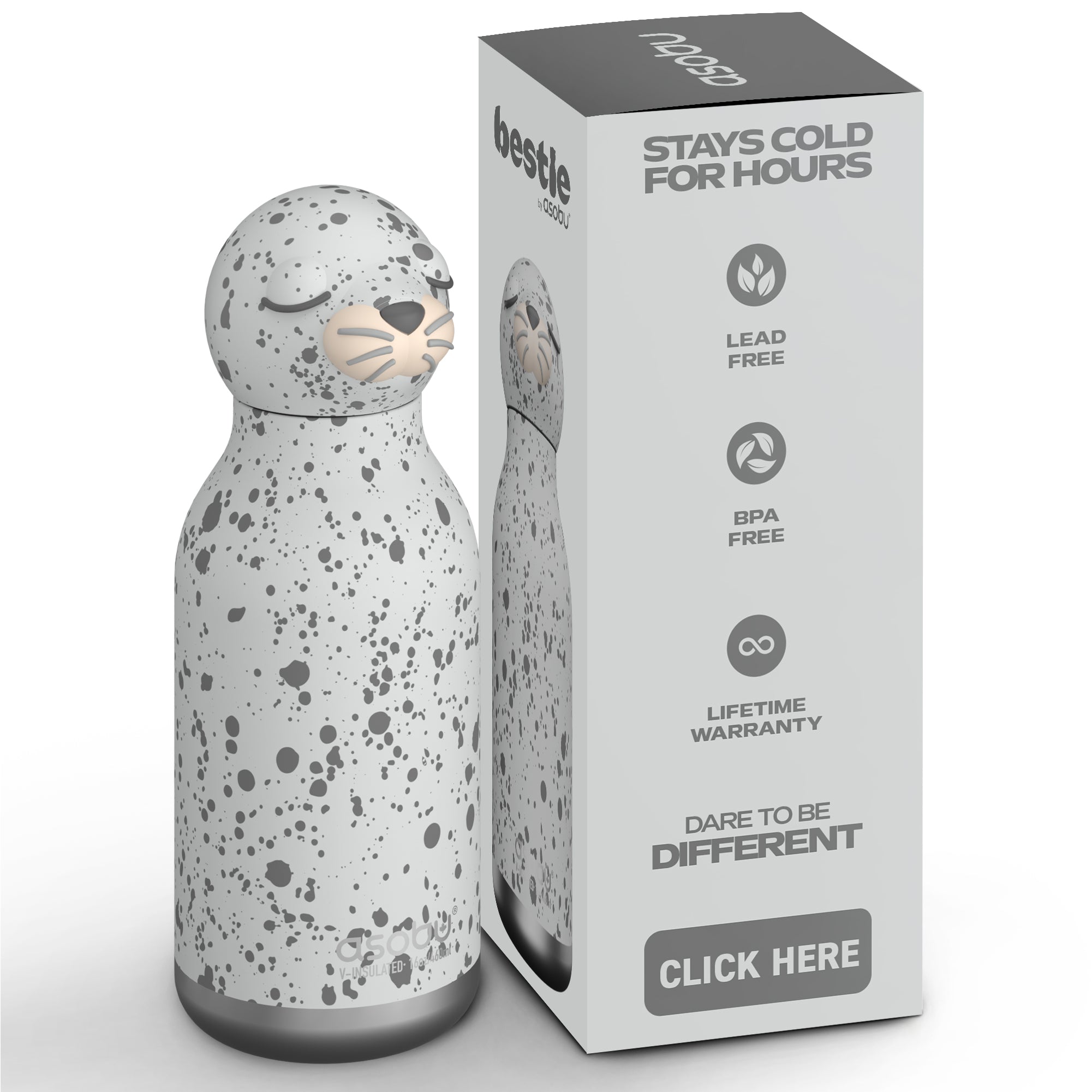 Asobu Butelka Termiczna Bestie Bottle 460ml Foka