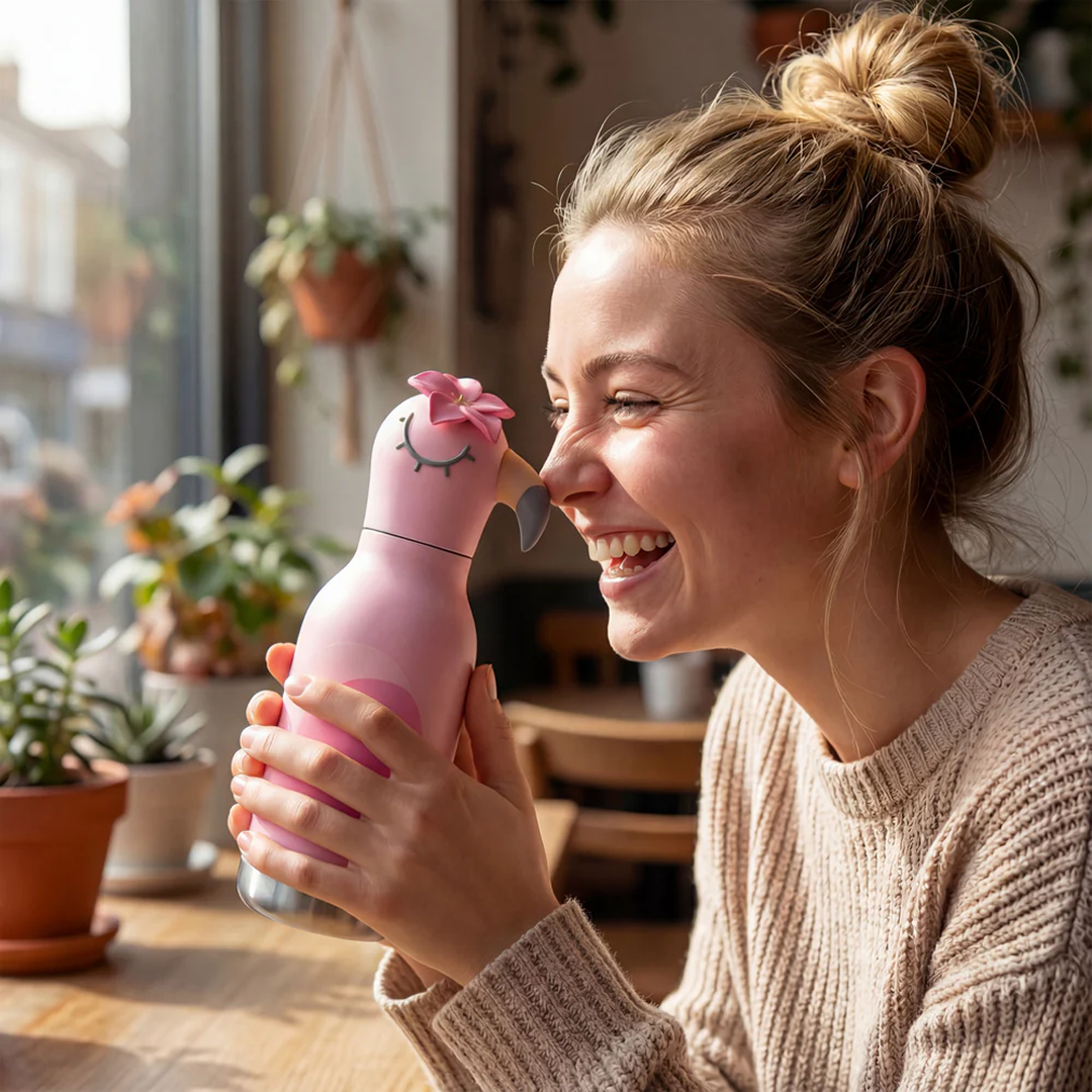 Asobu Butelka Termiczna Bestie Bottle 460ml Flamingo