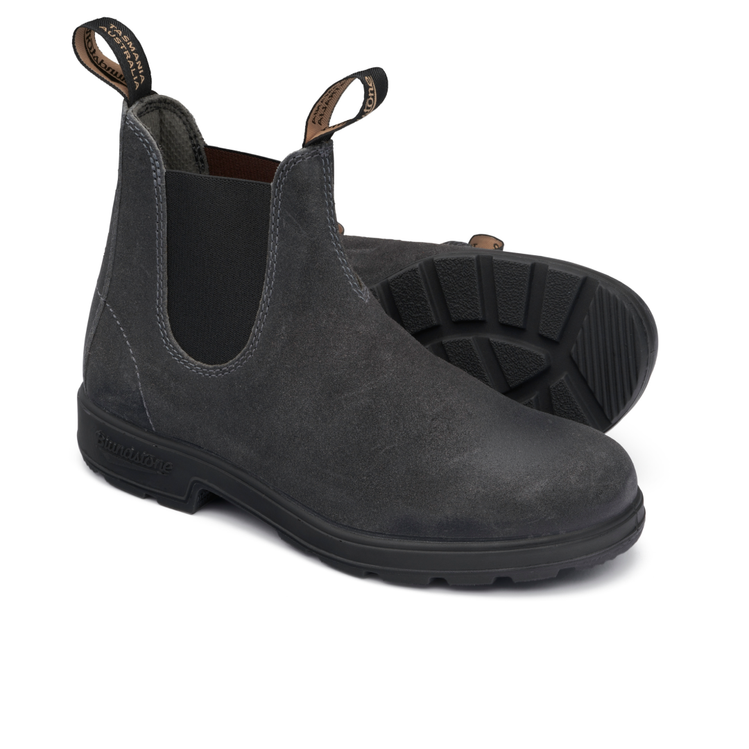Blundstone 1910 Sztyblety Damskie Męskie Zamszowe Steel Grey Kolor Stalowy Szary