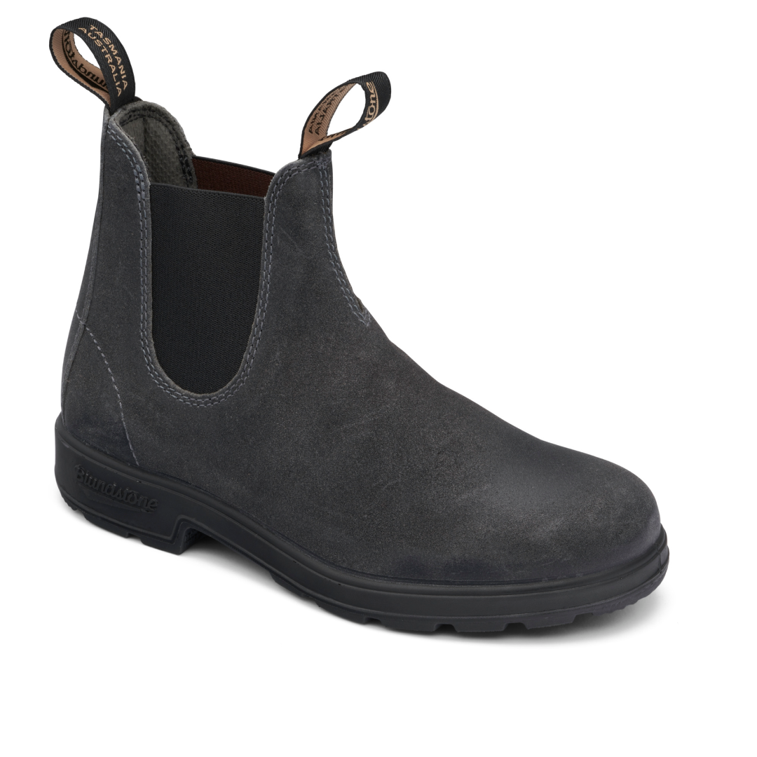 Blundstone 1910 Sztyblety Damskie Męskie Zamszowe Steel Grey Kolor Stalowy Szary