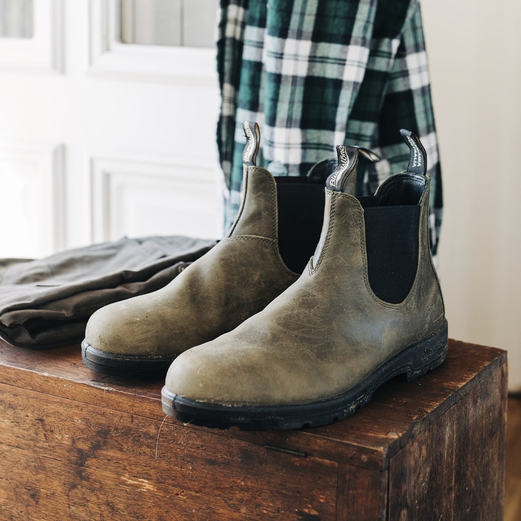 Blundstone 1469 Sztyblety Damskie Męskie Steel Grey Kolor Stalowy Szary