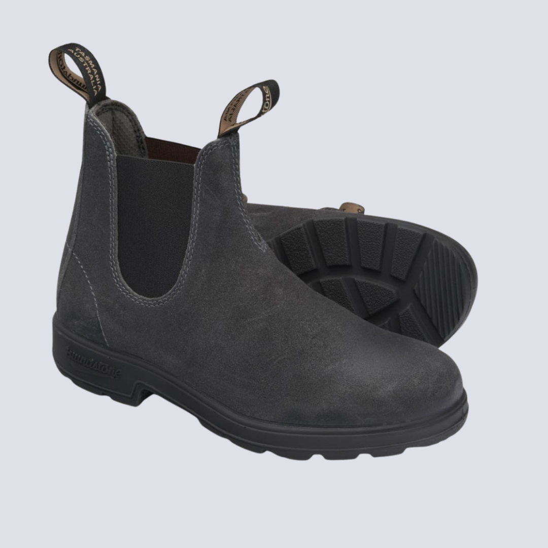 Blundstone 1910 Sztyblety Damskie Męskie Zamszowe Steel Grey Kolor Stalowy Szary