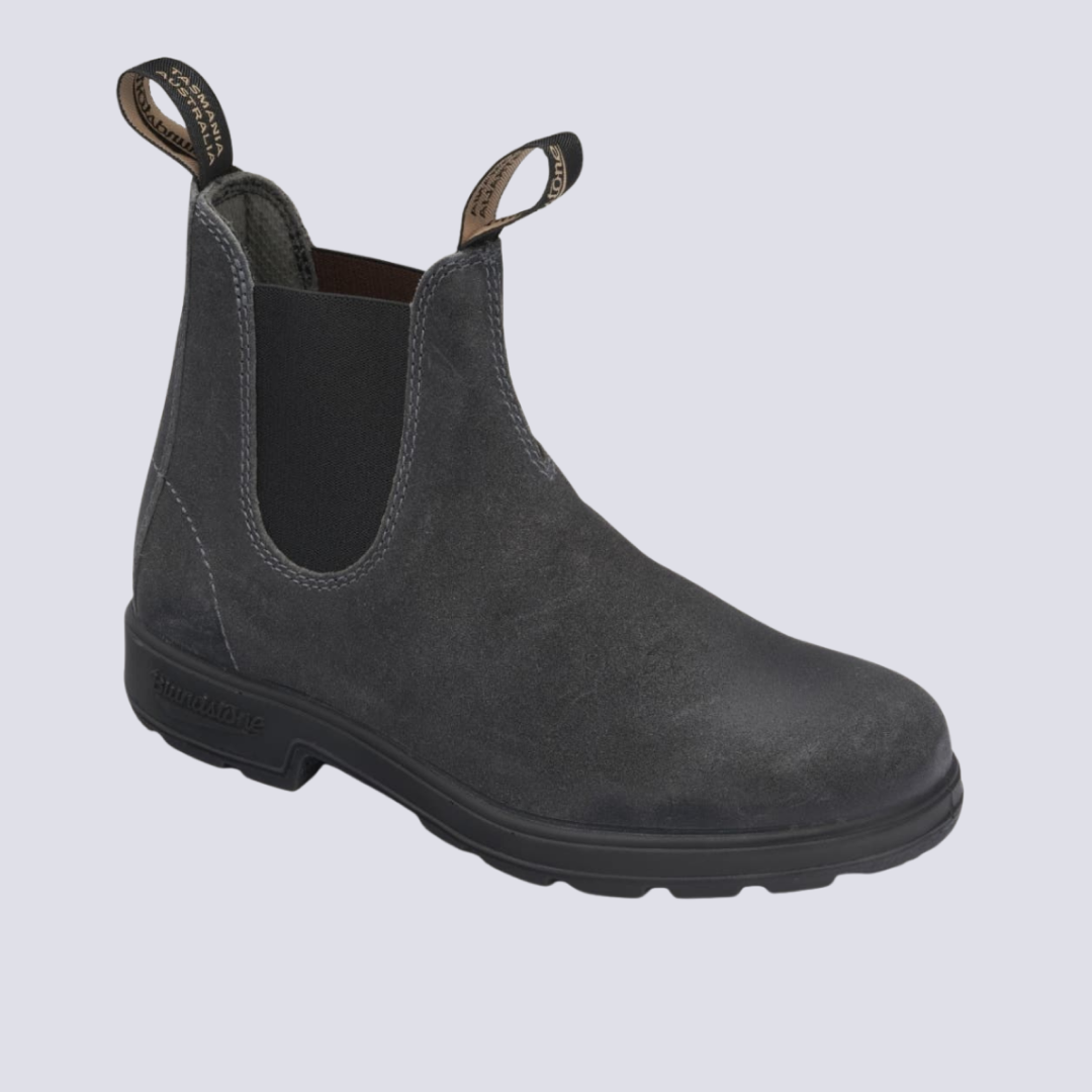 Blundstone 1910 Sztyblety Damskie Męskie Zamszowe Steel Grey Kolor Stalowy Szary