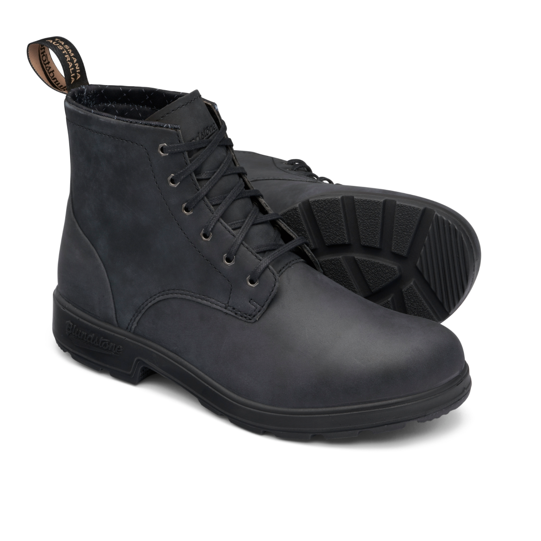 Blundstone 1931 Buty Sznurowane Damskie Męskie Rustic Black Kolor Czarny