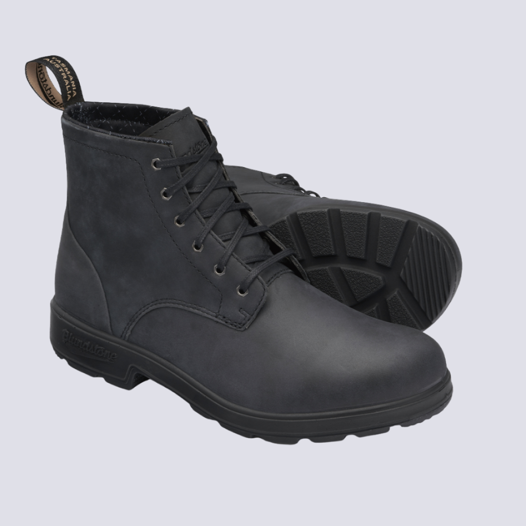 Blundstone 1931 Buty Sznurowane Damskie Męskie Rustic Black Kolor Czarny