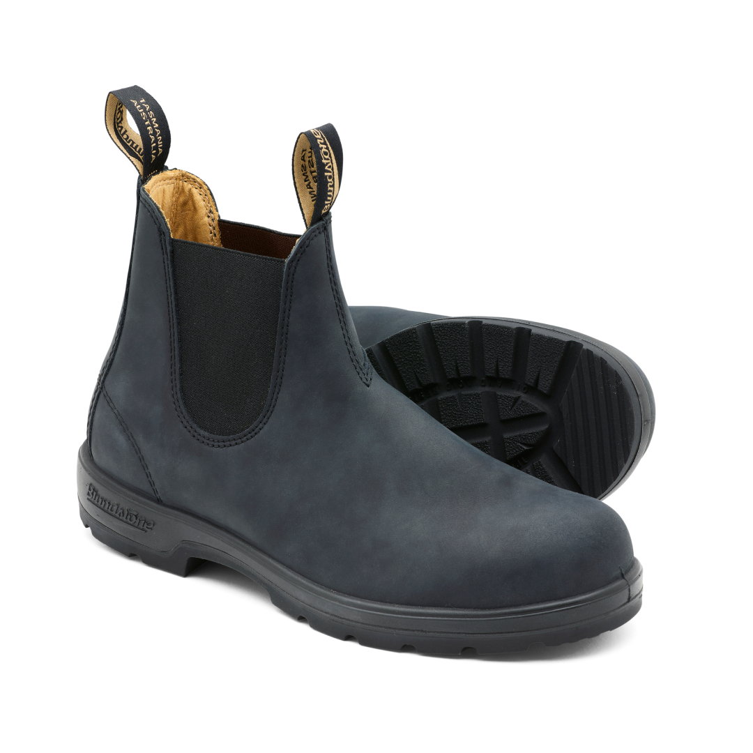 Blundstone 587 - Buty Damskie Męskie - Rustic Black - Kolor Czarny