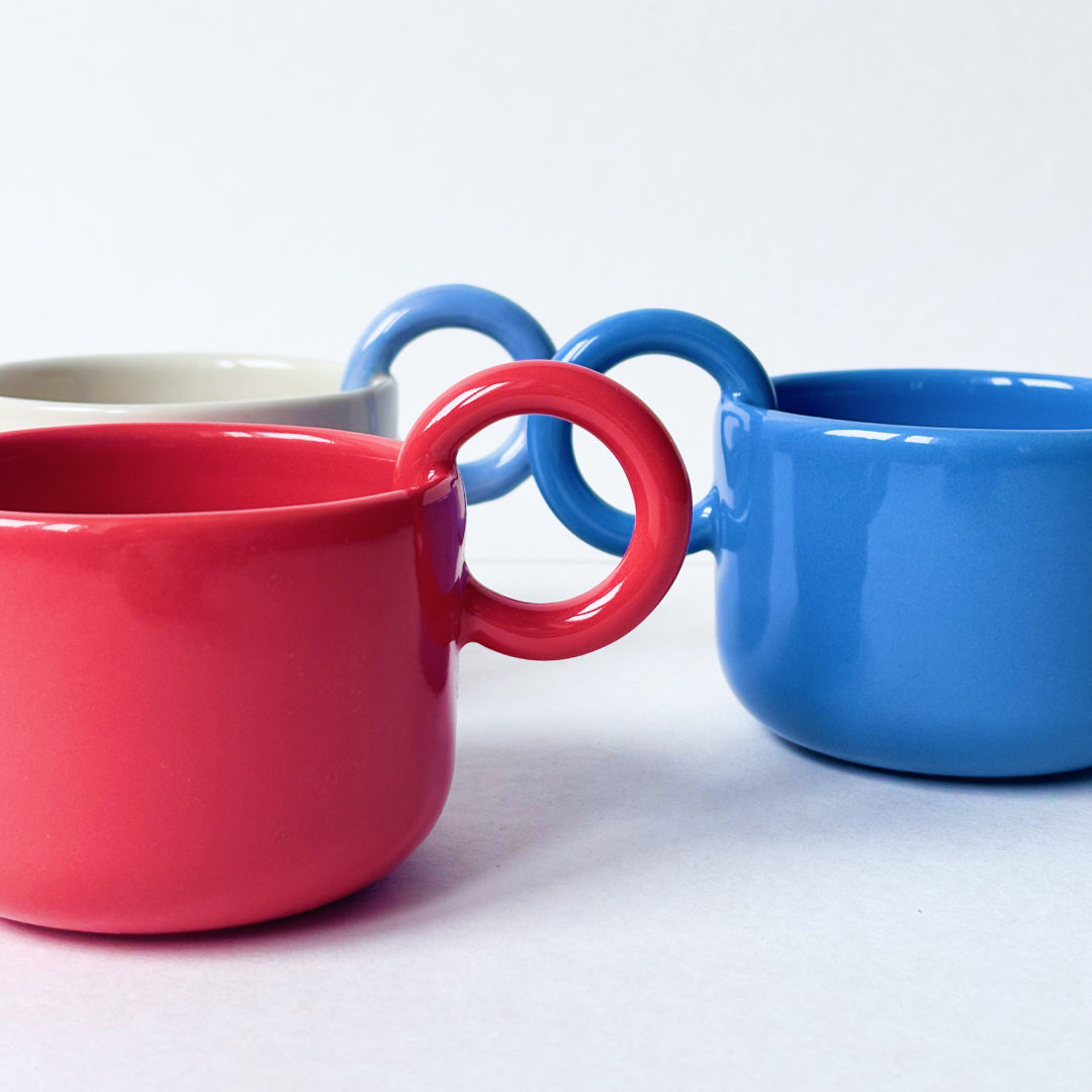 Ceramics 36 Filiżanka Czerwona