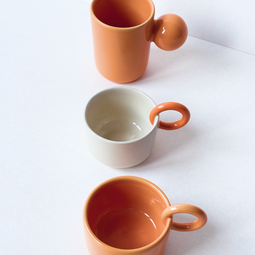 Ceramics 36 Filiżanka Pomarańczowa