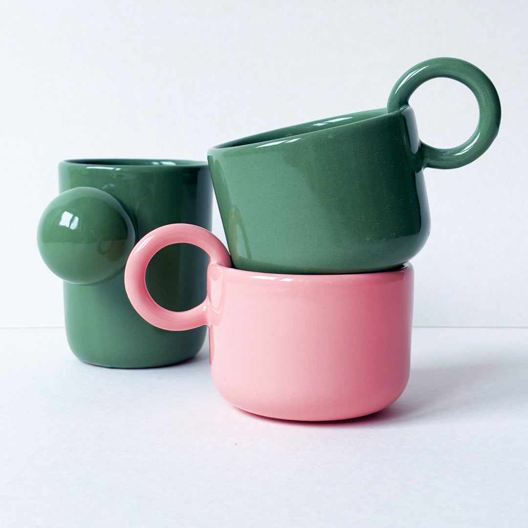 Ceramics 36 Filiżanka Zielona