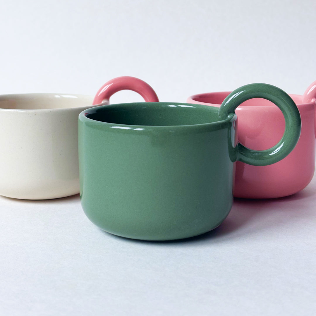 Ceramics 36 Filiżanka Zielona