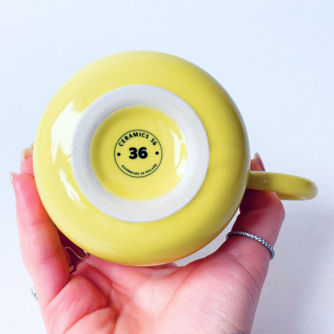 Ceramics 36 Filiżanka Żółta