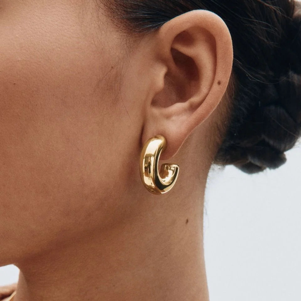 Edblad Kolczyki Chunky Creoles S Gold