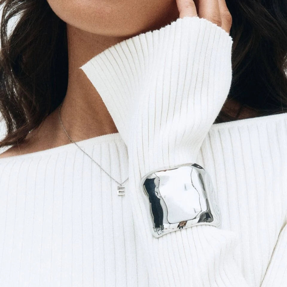 Edblad Bransoletka Flowy Bangle Steel