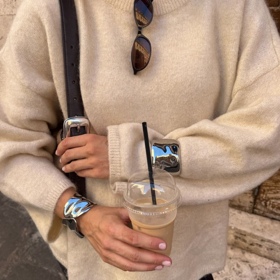 Edblad Bransoletka Flowy Bangle Steel