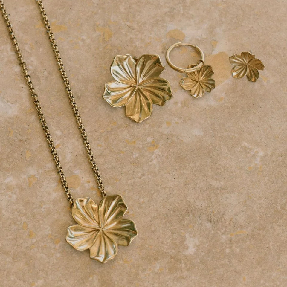 Edblad Kolczyki Jasmine Studs L Gold